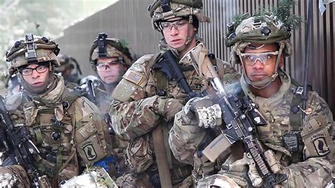 Us Army Paratroopers And British Troops Conduct Offensive Operations