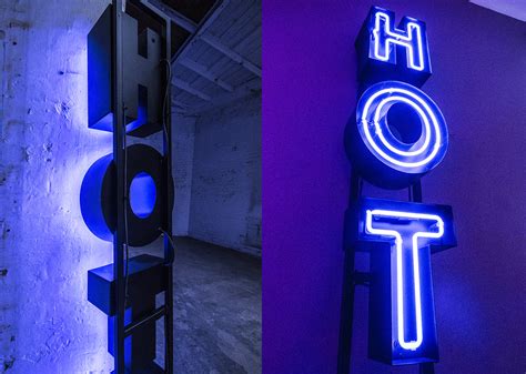 Neon Hostel 2 Sign Hire Kemp London Bespoke Neon Signs And Prop Hire