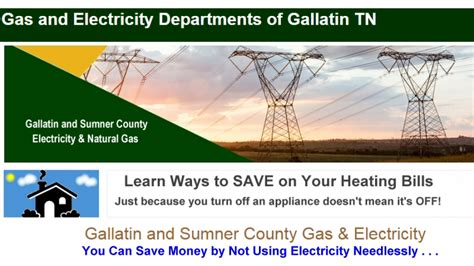 Compare electricity and gas plans from some of australia's top providers. Gas and Electricity Department of Gallatin TN