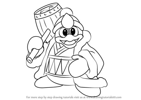 Realistic King Dedede Coloring Pages Ferrisquinlanjamal