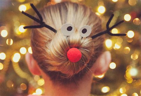 10 Crazy Christmas Hairstyles With Decorated Ornaments You Should Try