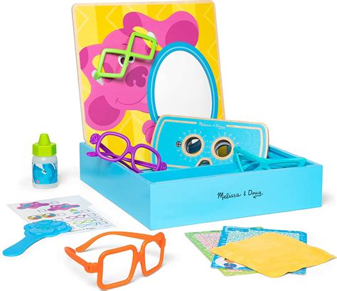 Melissa And Doug Blues Clues And You Time For Glasses Play Set Pretend Eye Doctor Kit