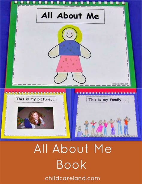 All About Me Book With Pictures And Text