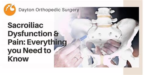 Sacroiliac Joint Dysfunction And Pain Everything You Need To Know