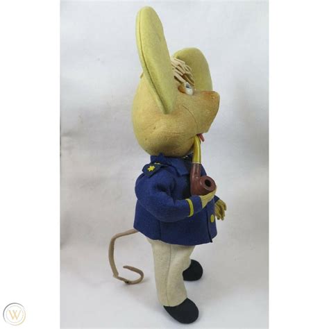 1960s Italian Felt Topo Gigio Mouse Doll 12 Inches 2072311540