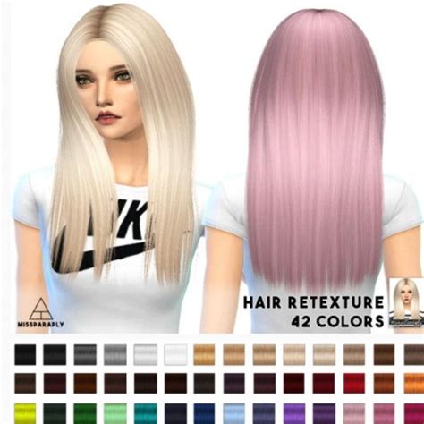 Miss Paraplys Hairstyles ~ Sims 4 Hairs Sims Hair Hairstyle Sims 4