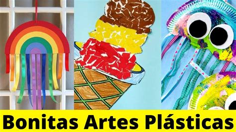 🎨🖌️ 3 Artes Plásticas Bonitas 💕 Técnicas De Pintura Para Preescolar Y