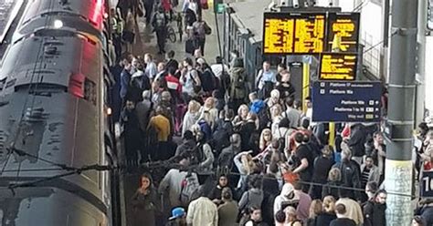 Passengers Stuck At Leeds Station After Lightning Strike Halts Trains