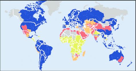 Pluma Refrigerador Bienestar Mapa De Las Aguas Del Mundo Positivo
