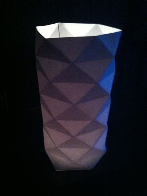 Simple Origami Lamp 8 Steps Instructables