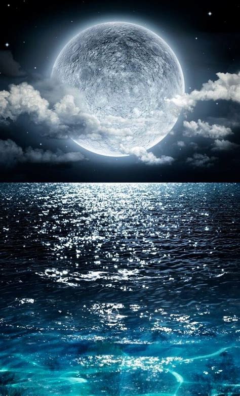 Ocean Moon Moonlight Beautifulmoon Beautiful Moon Beautiful