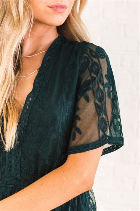 Pick a cocktail dress or chic suit. Light My Fire Dark Teal Lace Mini Dress | Wedding guest ...