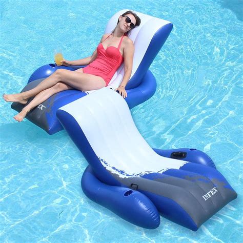 Intex Floating Recliner Inflatable Lounge Pool Float Pack Ep