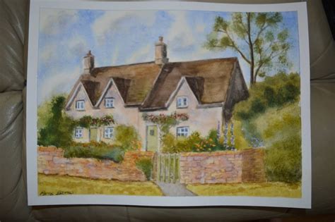 Cotswold Cottages A Terry Harrison Tutorial Watercolour Paintings