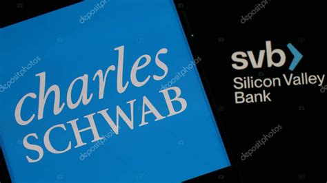 Logotipo De Charles Schwab Con Silicon Valley Bank Logotipo Svb En El