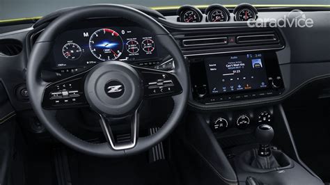 Nissan z proto interior is familiar, with modern tech. 2022 Nissan 400Z revealed in production form in patent ...
