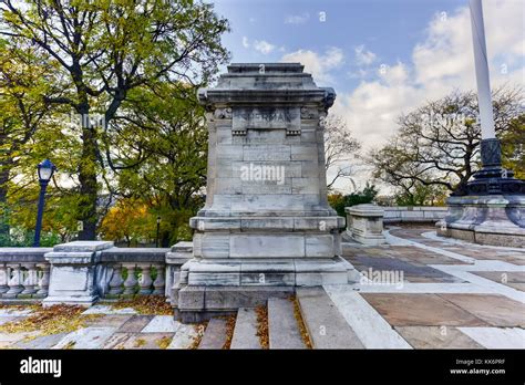 The Soldiers And Sailors Memorial Monument In Riverside Park In The