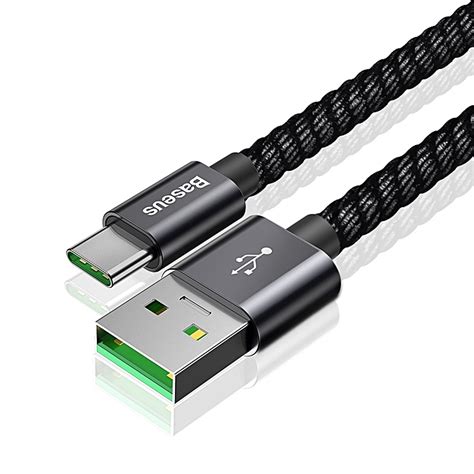 Universal serial bus (usb) is an industry standard that establishes specifications for cables and connectors and protocols for connection, communication and power supply (interfacing). Baseus Kabel Charger USB Type C Double Fast Charging 5A 1 ...