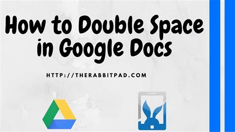 How To Double Space In Google Docs Youtube
