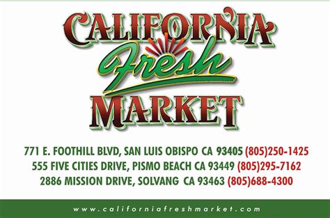 California Fresh Market Pismo Beach Posts Facebook