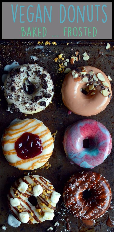 6 Vegan Donuts Baked And Frosted Rich Bitch Cooking