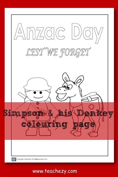 Download Anzac Day colouring pages for the classroom or at home ...