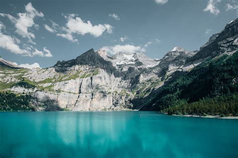 Download Clear Blue Lake And Mountains Royalty Free Stock Photo And Image