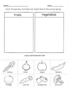 preschool worksheets  fruits  vegetables  preschool