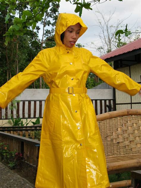 Yellow Pvc Raincoat Vinyl Raincoat Pvc Raincoat Yellow Raincoat