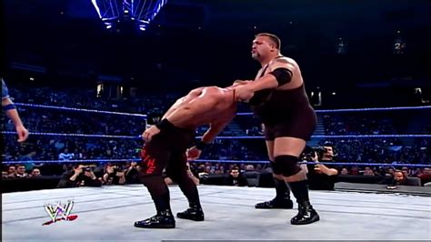 Brock Lesnar Big Show Vs John Cena Chris Benoit Nov Wwe Smackdown Youtube