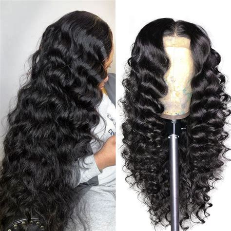 Loose Deep Wave Wig 13x4 Lace Front Human Hair Wigs For Women 13x6x1 Brazilian Hair Wigs Pre