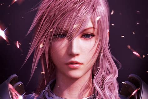 Hd Wallpaper Video Games Claire Farron Final Fantasy Xiii Pink Hair