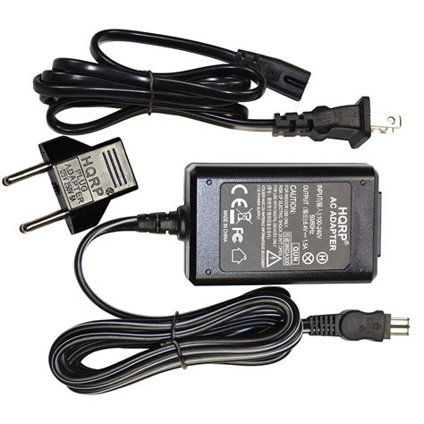 HQRP AC Adapter Charger For Sony HandyCam DCR DVD100 DCR DVD101 DCR