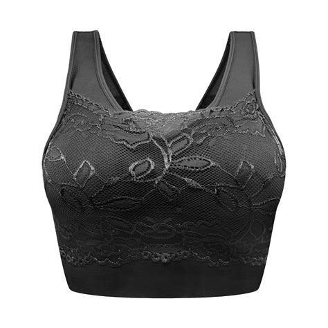 Lace Bralettes For Women Padded Sports Bra Seamless Womens Tank Tops Wirefree Comfort For Yoga