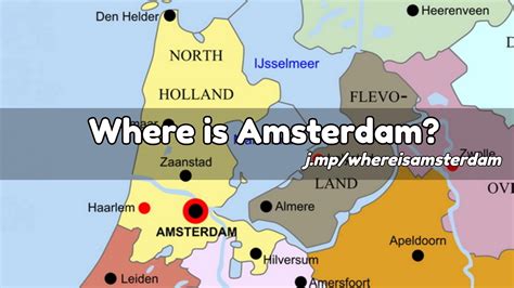 Amsterdam On Map Of Europe