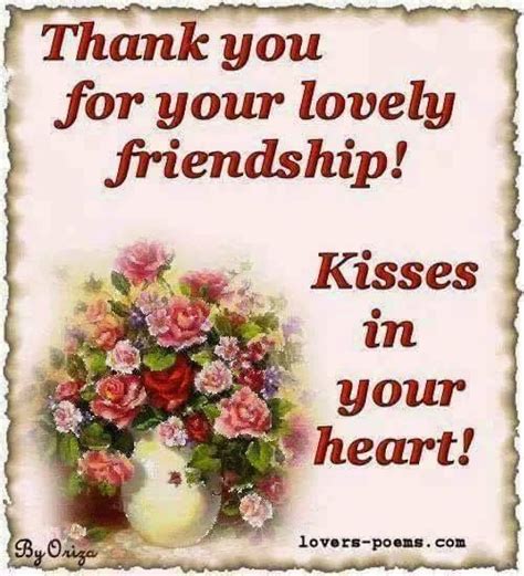 Thank You For Your Lovely Friendship Pictures Photos And Images For