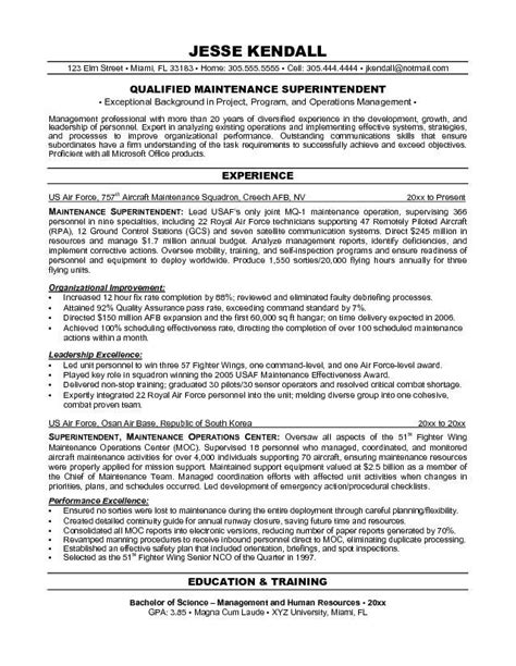 41 Maintenance Manager Resume Examples That You Should Know