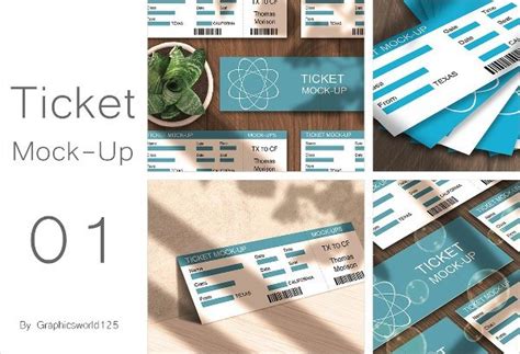 Huge collection of free mockups, patterns, illustrations, scene creators, diy scenes, for photoshop these are temporary links, but you can always download the products in your profile. Event Ticket Mockup PSD - 23+ Free & Premium Download