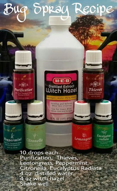 Homemade bug spray instructions place essential oils in a glass spray bottle. Pin on Essentials