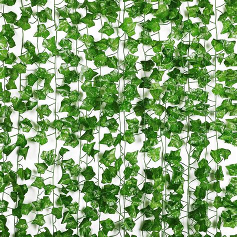 24 Pack 168ft Fake Vines Artificial Ivy Garlandfake Ivy Leaves Wall