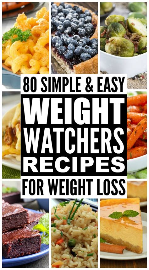These recipes make my weight loss journey easier, so i wanted to share them with you. 80 Weight Watchers Recipes (With Points!)