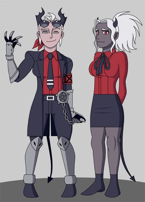 The High Prosecutor And The Kind Demon My First Fanart Ever Rhelltaker