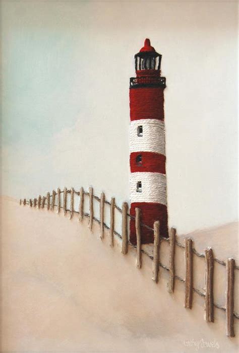 Jul 23, 2020 · when you've perfected the art of painting a lighthouse, draw a landscape around it for a realistic view. Lighthouse Painting Nautical Decor Stripy Red Beach