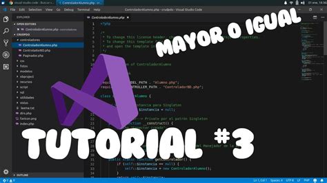 Tutorial 3 Visual Studio Mayor O Igual Youtube