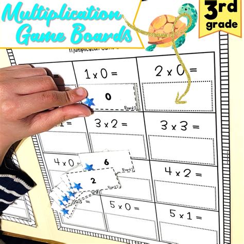 3rd Grade Multiplication Game Boards Made By Teachers