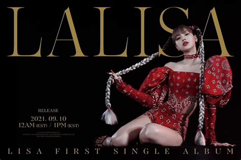 blackpink s lisa drops teaser poster for her highly anticipated solo debut album lalisa allkpop