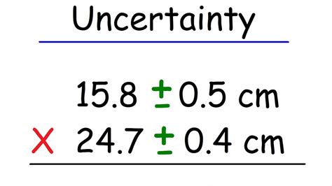 Uncertainty Multiplication And Division Youtube