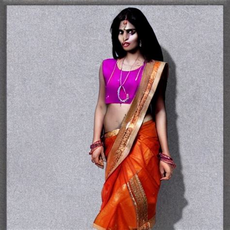 Ultra Realistic Indian Woman Fashion Model 3d Arthubai