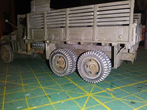 Us 25 Ton 6x6 Cargo Truck Plastic Model Military Vehicle Kit 1