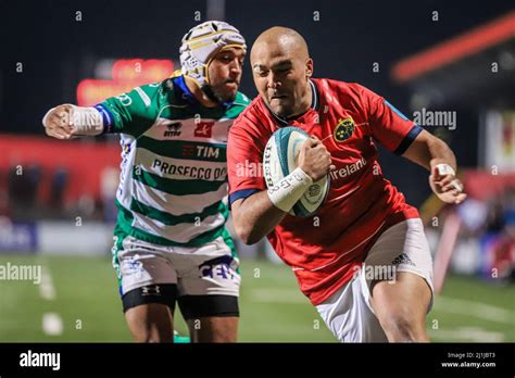 25 March 2022 Cork Ireland Simon Zebo At The United Rugby